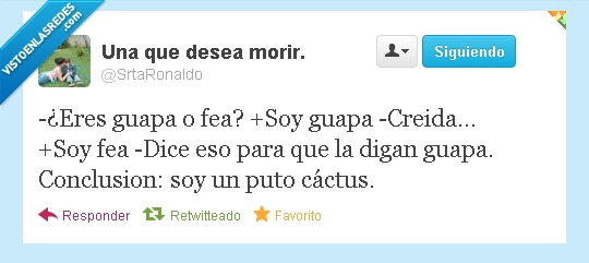 Cactus,fea,guapa,hipocresía,sociedad