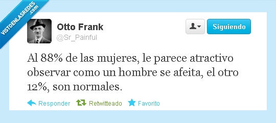 mujer,88,gillete,anuncio,normal,observar,hombre,afeita,barba,cuchilla