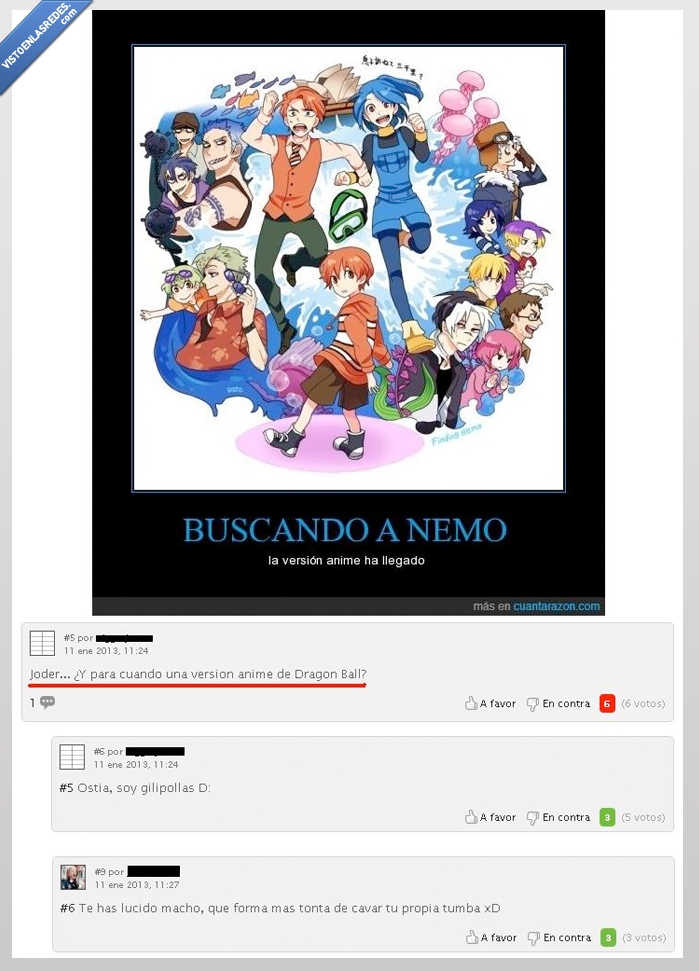 dragon ball,anime,nemo,pregunta,para,cuando,cuanta razon