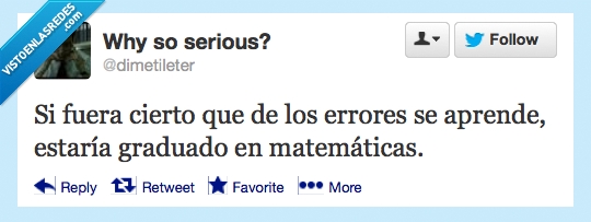 matemáticas,graduado,aprende,errores,twitter,tópico