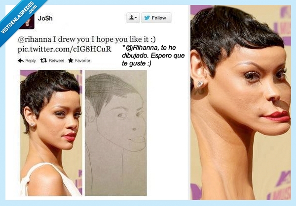 facebook,fail,chica,chico,rihanna,dibujo