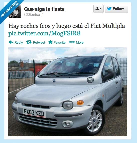 feo,fiat,tan feo como una patada en los testiculos,multipla
