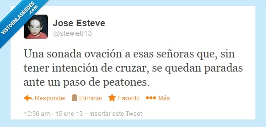 paso,conducción,frenazo,maldición gitana pa ellas,señoras,peaton,cebra,cruzar