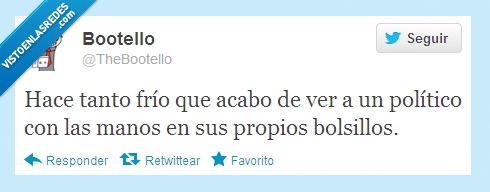 Político,Frío,Manos,Bolsillos