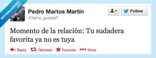 momento,relación,sudadera,favorita,ya,no tuya