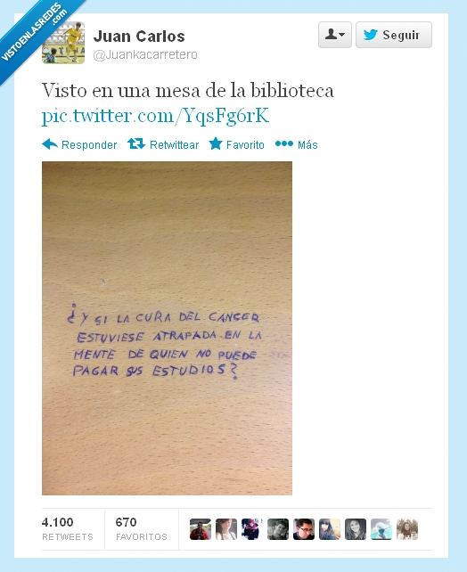 cura,cancer,mesa,biblioteca,mente,puede,pagar,estudios,pobre