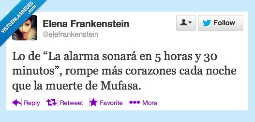 hora,muerte,corazon,rompe,Mufasa,movil,despertador,alarma