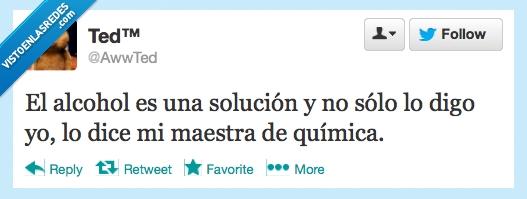 solución,maestra de química,alcohol,problemas