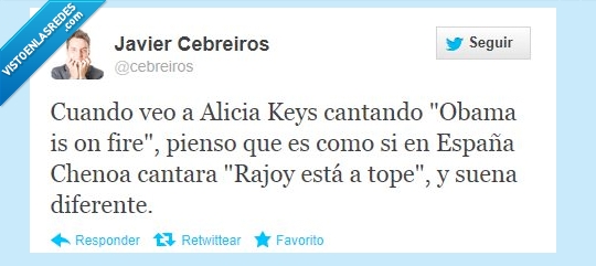chenoa,alicia keys,rajoy,obama,tope