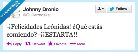Esparta,Tarta,ESTARTA,leonidas,felicidades,cumpleaños,comiendo