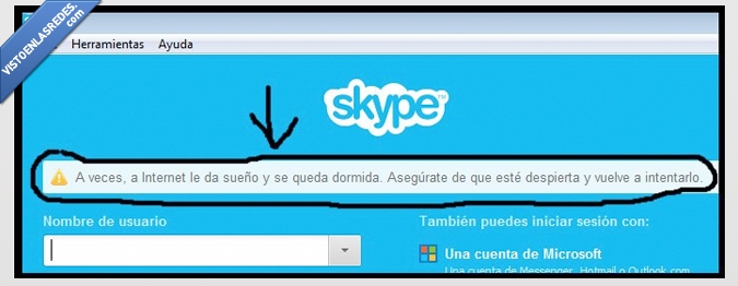 intentarlo,vuelve,despierta,dormida,queda,skype,internet