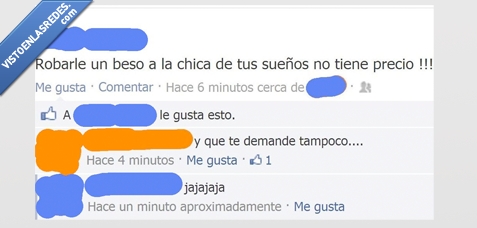 Facebook,Risa,Chistaco,chica,sueños,robar,beso,demande,tampoco