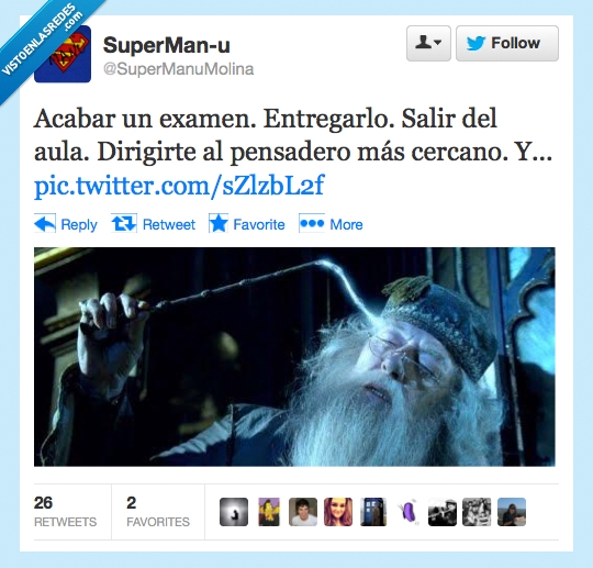 dumbledore,harry potter,pensadero,exámenes