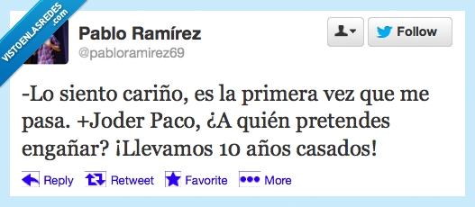 vez,twitter,Primera,paco,lo siento,casados,años,10