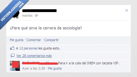 sociologia,para,que sirve,inem,paro,cola,tarjeta,vip