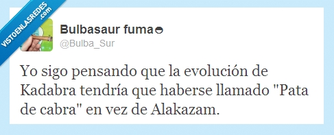 Pokemon,bulbasaur,alakazam,kadabra,abra,evolucion,magia