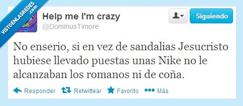 biblia,religion,dios,romanos,zapatillas,deportivas,bambas,nike,jesucristo,sandalias