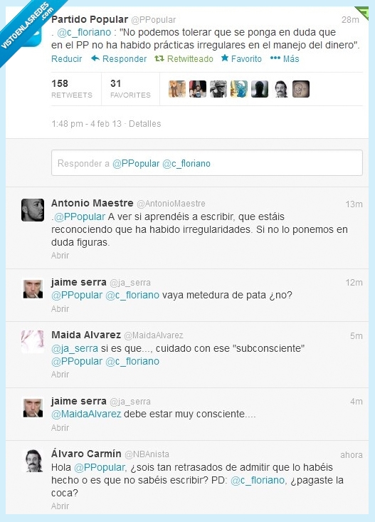 reconocer,dinero negro,fail,irregularidades,pp,sobres