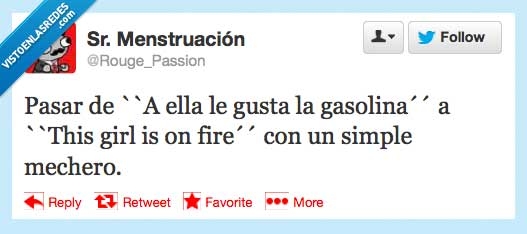 me he caído de la silla,lechuza,pop,reggaeton,arder,fire,mechero,gasolina