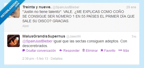 Twitter,Justin Biever,Believer,Insulto