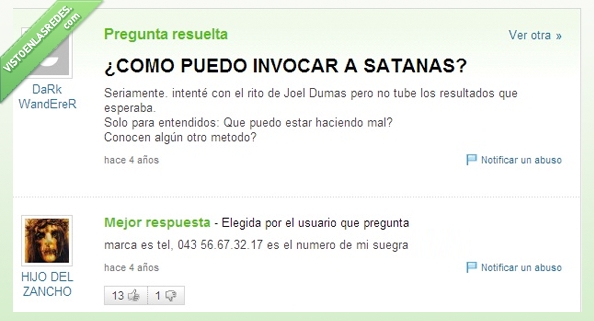 llama,suegra,numero de telefono,satan