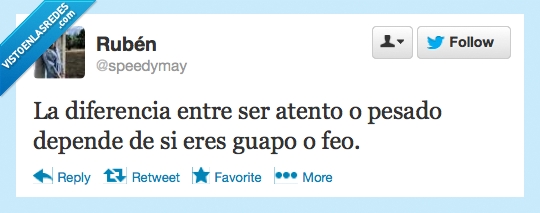 chicos,chicas,diferencia,pesado,atento,guapo,feo