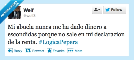 abuela,logica pepera,5 euros,sobres,secreto,escondidas,dinero