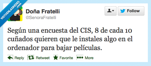 peliculas,vajar,ordenador,algo,instalar,cuñado,cis,encuesta