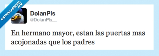 portazo,padres,hermano mayor,adolescentes,Puertas,miedo