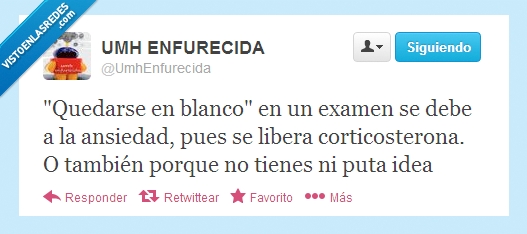 corticosterona,blanco,quedar,estudiar,exámen,idea