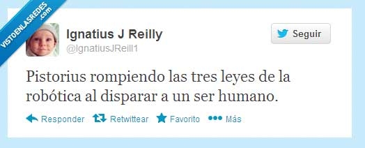 novia,asesino,mata,humano,disparar,asimov,leyes,robótica,pistorius