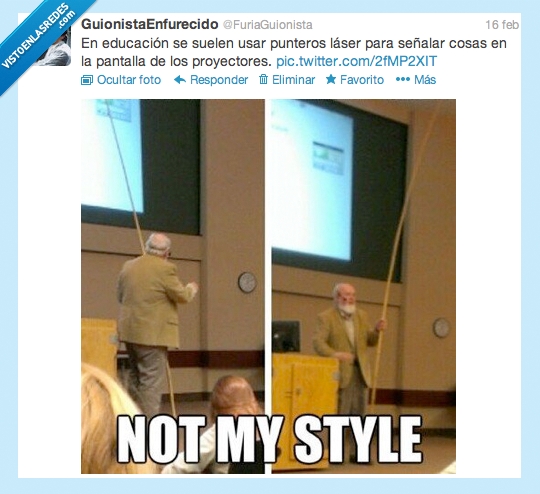 palo,educación,profesor,láser,rama,señalar