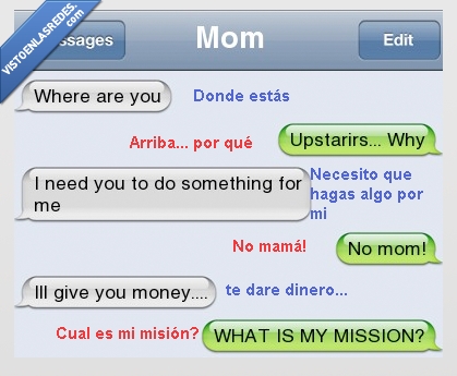mama,ayuda,no,dinero,arriba,misión