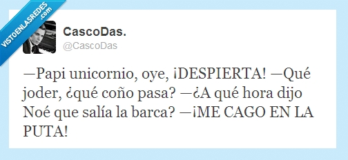 unicornio,arca,noe,tarde,despertar,extincion