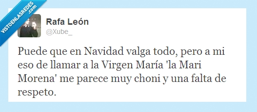 Navidad,Mari Morena,Choni,María,Virgen