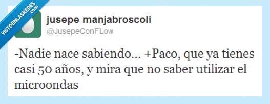 microondas,tecnologia,medio siglo,paco