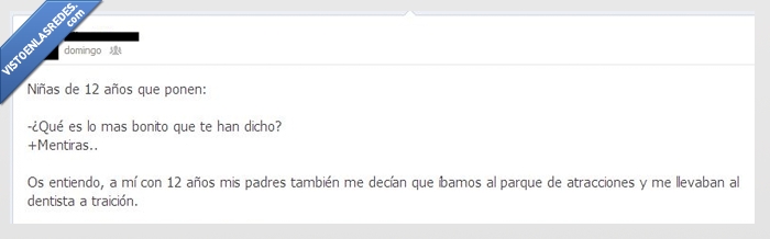 dentista,atracciones,parque,bonito,mentira,sufrir,amor