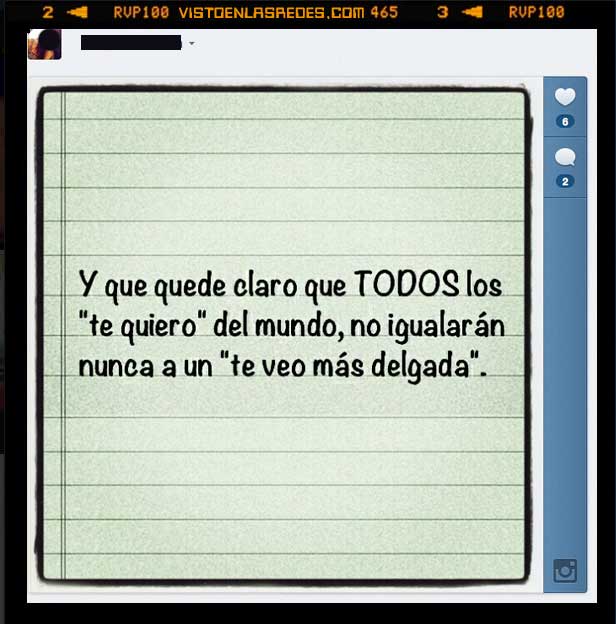 piropo,chica,te quiero,amor,cumplido,delgada,instagram