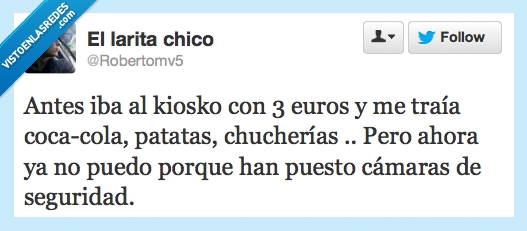 seguridad,euros,gratis,camaras,chucherias,kiosko,cambia,tiempo