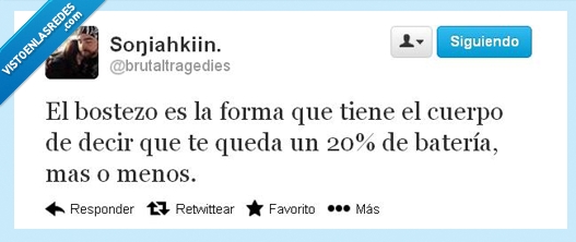 bostezar,bostezo,batería,cansancio,cuerpo