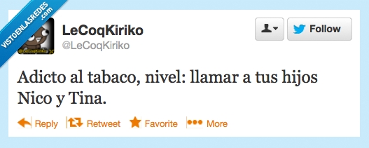 nico,kiriko,chiste viejo,tabaco,tina,hijo