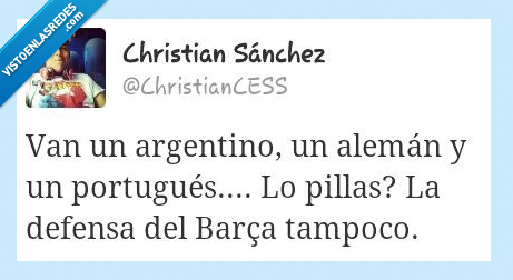 perder,tampoco,barcelona,barça,defensa,pillas,portugues,aleman,argentino