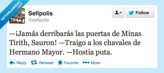 tweet,sauron,puerta,hermano mayor