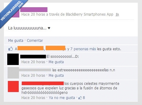 estado,comentario,luna,sol,estrellas,cuerpos celestes,trolleada