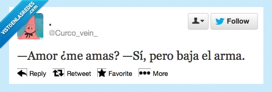 Novios,amor,arma,twitter,baja,me amas