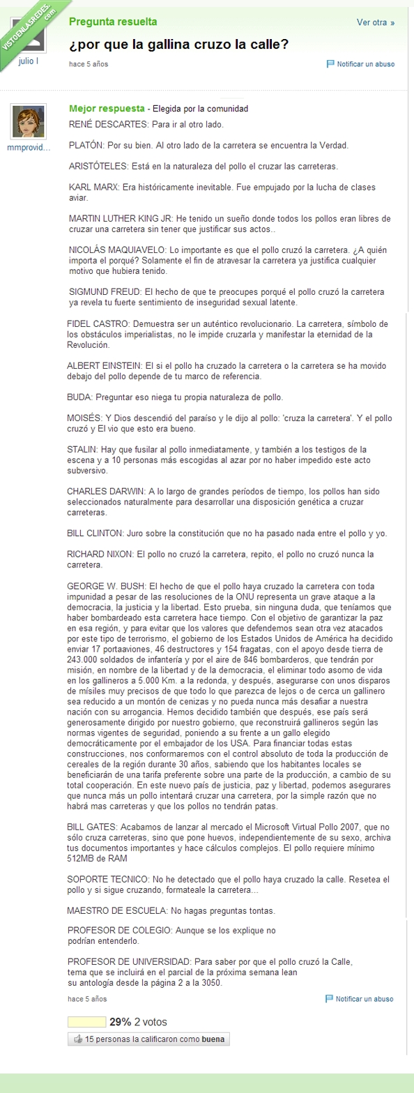 gallina,cruzar,calle,filosofo,descartes