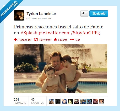 lo imposible,tsunami,salto,Antena 3,Splash,Falete