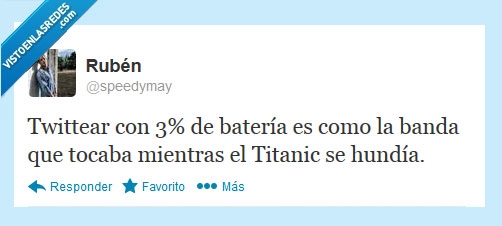 titanic,bateria,twitter,móvil,smartphone