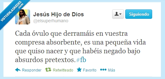 Compresas,óvulo,vida,pretextos