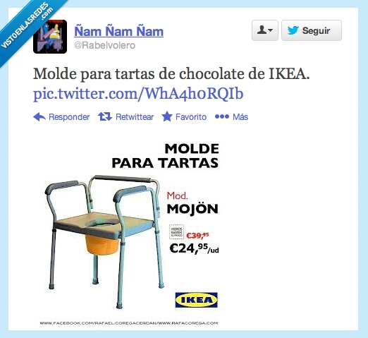 mesa,silla,labavo,cagar,ikea,molde,tarta,chocolate